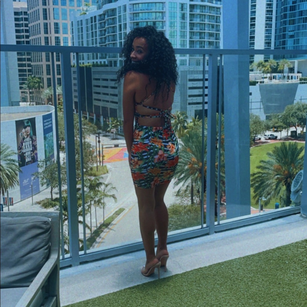 Flowered dress